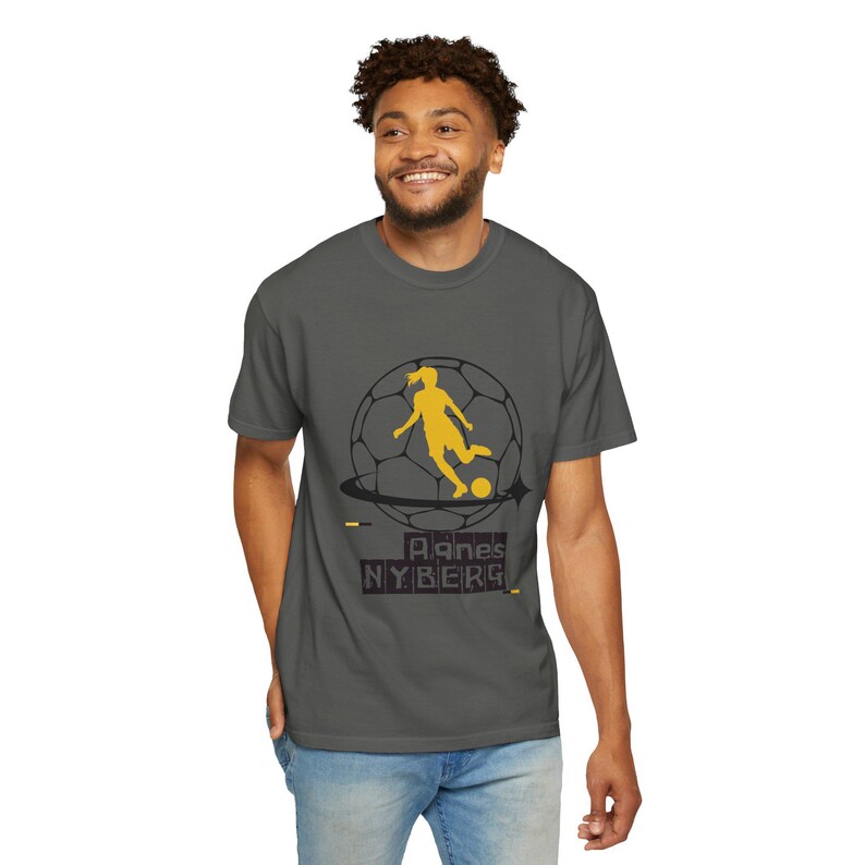 Agnes Nyberg Utah Royals FC Women's Soccer Unisex Garment-Dyed T-shirt image 8