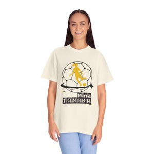 Mina Tanaka Utah Royals FC Women's Soccer Unisex Garment-Dyed T-shirt image 5