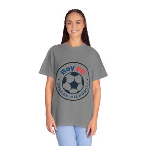 Jordan Silkowitz Bay FC Women's Soccer Unisex Garment-Dyed T-shirt image 9