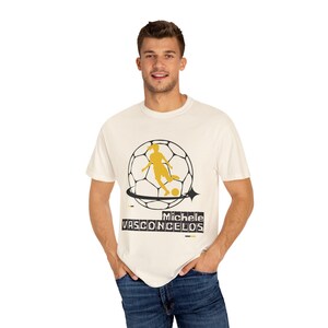 Michele Vasconcelos Utah Royals FC Women's Soccer Unisex Garment-Dyed T-shirt image 5