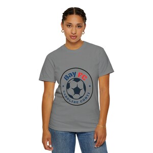 Caroline Conti Bay FC Women's Soccer Unisex Garment-Dyed T-shirt bild 9