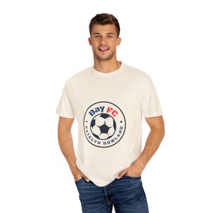 Katelyn Rowland Bay FC Women's Soccer Unisex Garment-Dyed T-shirt image 5