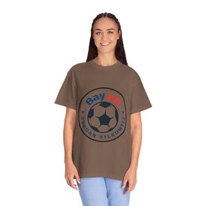 Jordan Silkowitz Bay FC Women's Soccer Unisex Garment-Dyed T-shirt image 7