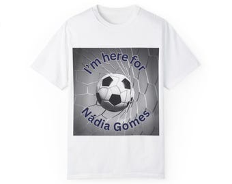 Nádia Gomes Chicago Red Stars Women's Soccer Unisex Garment-Dyed T-shirt