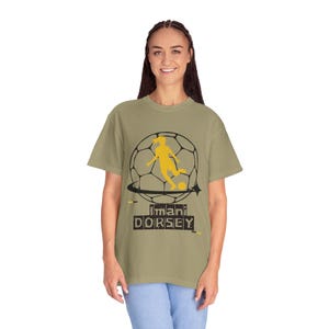 Imani Dorsey Utah Royals FC Women's Soccer Unisex Garment-Dyed T-shirt image 5