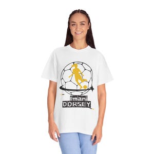 Imani Dorsey Utah Royals FC Women's Soccer Unisex Garment-Dyed T-shirt image 1