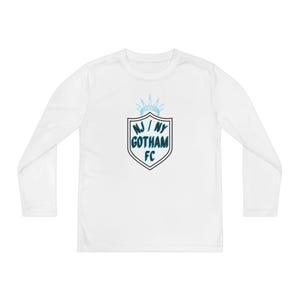NJ/NY Gotham FC Women's Soccer Youth Long Sleeve Competitor Tee image 1