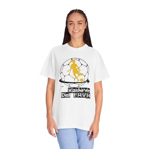 Kathryn Del Fava Utah Royals FC Women's Soccer Unisex Garment-Dyed T-shirt image 1