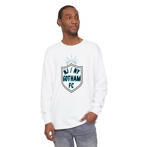 NJ/NY Gotham FC Women's Soccer Unisex Long Sleeve T-Shirt image 3