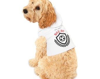 Sudadera con capucha para mascotas del equipo femenino de fútbol Bay FC