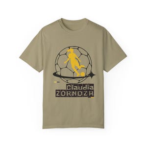 Claudia Zornoza Utah Royals FC Women's Soccer Unisex Garment-Dyed T-shirt image 6