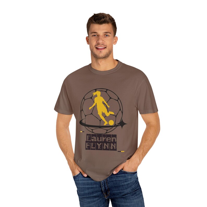 ローレン・フリン ユタ・ロイヤルズ FC レディース サッカー ユニセックス ガーメントダイ Tシャツ 画像 7