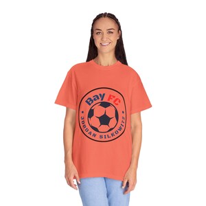 Jordan Silkowitz Bay FC Women's Soccer Unisex Garment-Dyed T-shirt image 3
