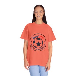 Kayla Sharples Bay FC Women's Soccer Unisex Garment-Dyed T-shirt image 3
