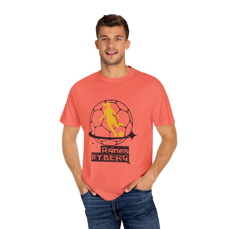 Agnes Nyberg Utah Royals FC Women's Soccer Unisex Garment-Dyed T-shirt image 3