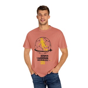 Maglietta unisex tinta in capo Utah Royals FC Soccer immagine 2