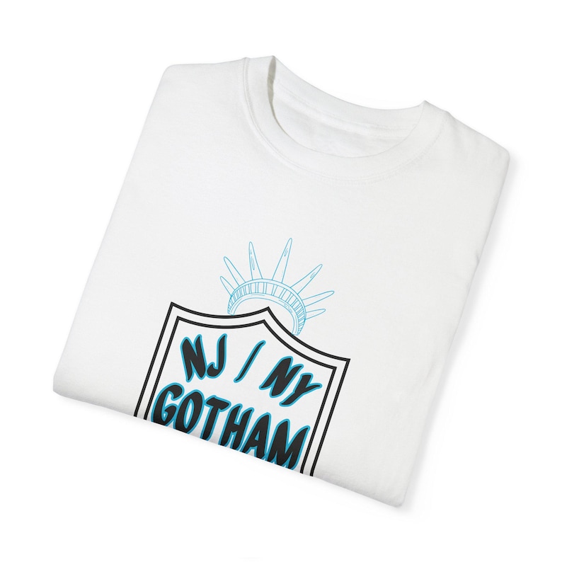 NJ/NY Gotham FC Women's Soccer Unisex Garment-Dyed T-shirt image 4