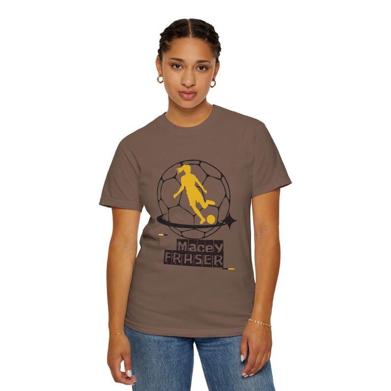 メイシー・フレイザー ユタ・ロイヤルズ FC レディース サッカー ユニセックス ガーメントダイ Tシャツ 画像 7