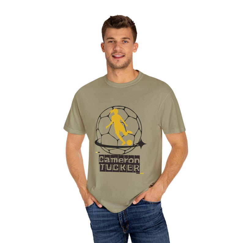 Cameron Tucker Utah Royals FC Women's Soccer Unisex Garment-Dyed T-shirt image 6