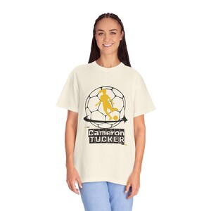 Cameron Tucker Utah Royals FC Women's Soccer Unisex Garment-Dyed T-shirt image 5