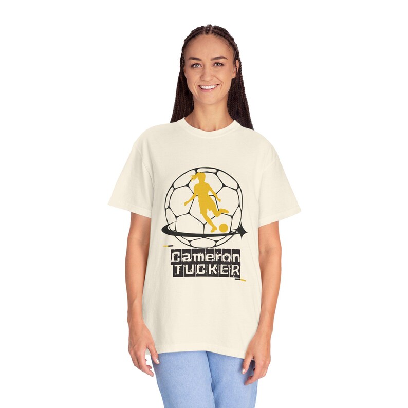 Cameron Tucker Utah Royals FC Women's Soccer Unisex Garment-Dyed T-shirt image 5