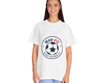 Kiki Pickett  Bay FC Women's Soccer Unisex Garment-Dyed T-shirt