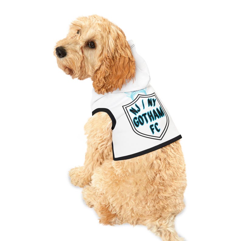 NJ/NY Gotham FC Women's Soccer Pet Hoodie image 8