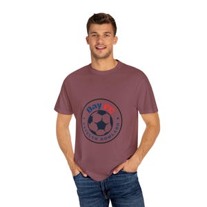 Katelyn Rowland Bay FC Women's Soccer Unisex Garment-Dyed T-shirt image 4