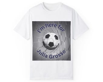 Julia Grosso Chicago Red Stars Women's Soccer Unisex Garment-Dyed T-shirt