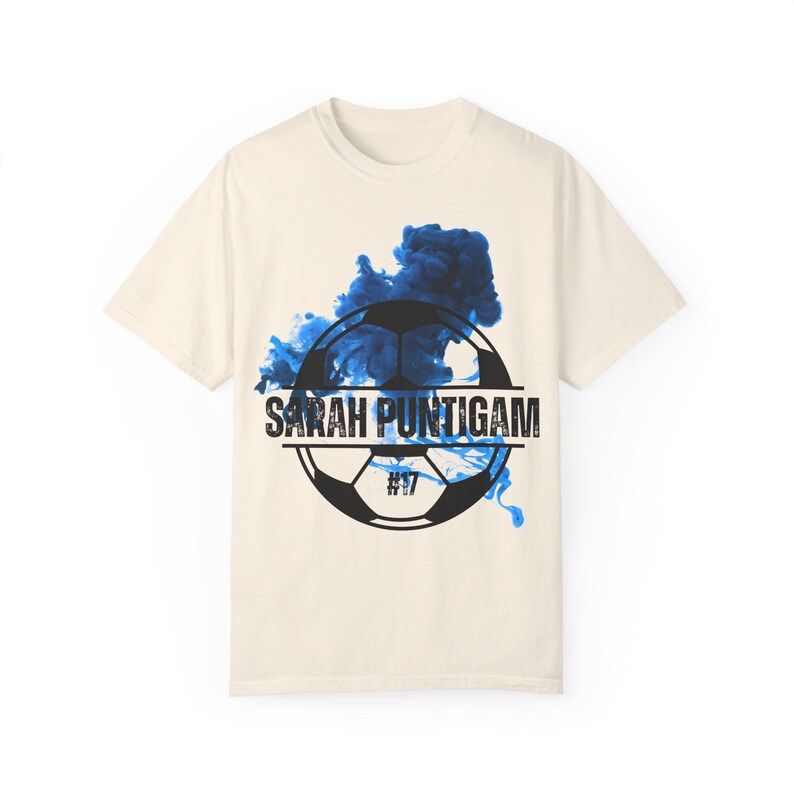 Sarah Puntigam Houston Dash Women's Soccer Unisex Garment-Dyed T-shirt image 5