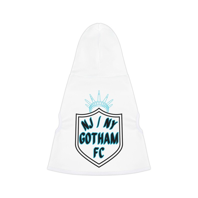 NJ/NY Gotham FC Women's Soccer Pet Hoodie image 3