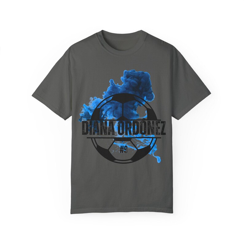 Diana Ordónez Houston Dash Women's Soccer Unisex Garment-Dyed T-shirt image 9