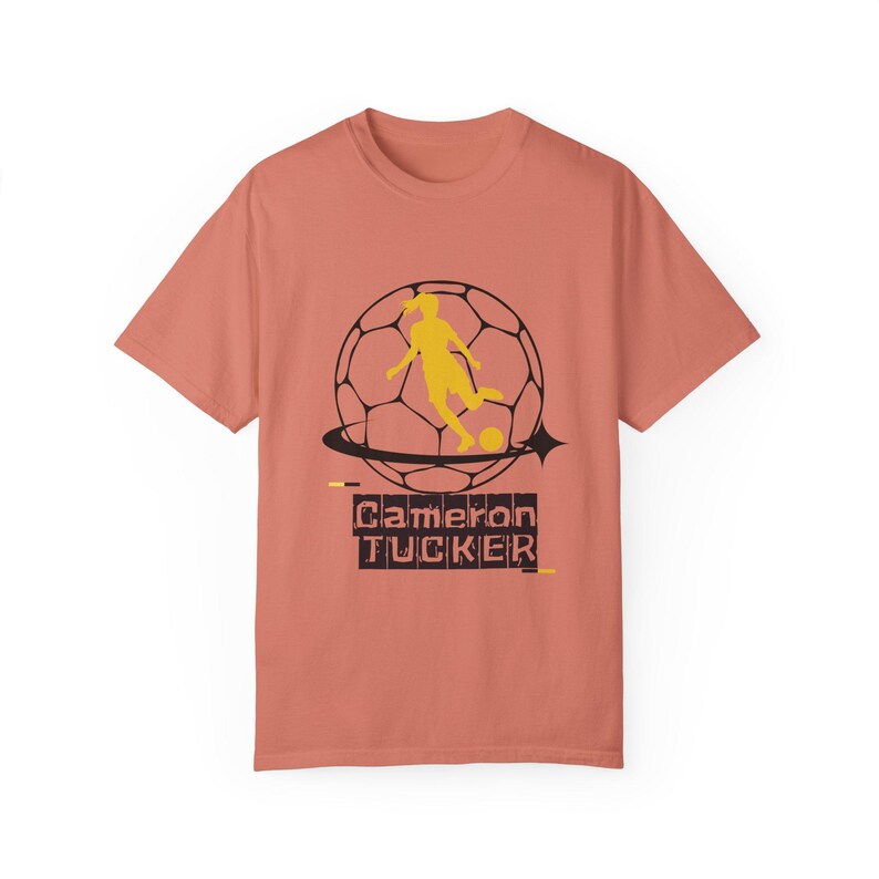 Cameron Tucker Utah Royals FC Women's Soccer Unisex Garment-Dyed T-shirt image 2