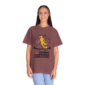 Agnes Nyberg Utah Royals FC Women's Soccer Unisex Garment-Dyed T-shirt image 4