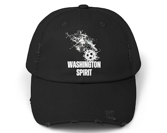 Chapeau de fan de football Washington Spirit Casquette unisexe effet vieilli