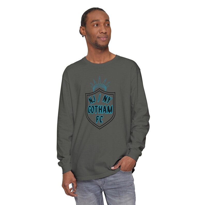 NJ/NY Gotham FC Women's Soccer Unisex Long Sleeve T-Shirt image 7