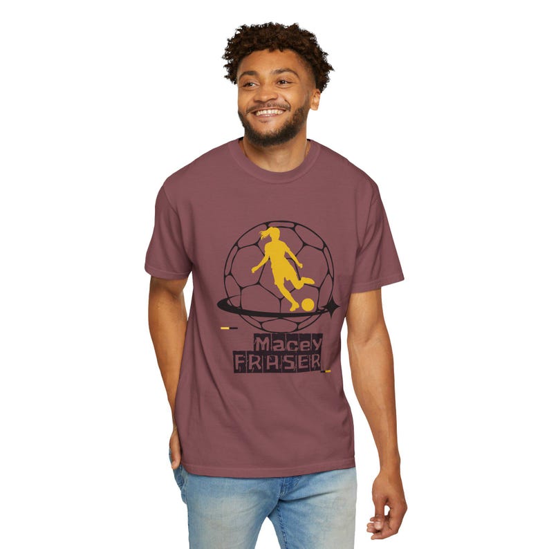 メイシー・フレイザー ユタ・ロイヤルズ FC レディース サッカー ユニセックス ガーメントダイ Tシャツ 画像 4