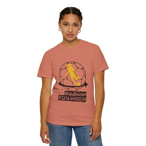 Madison Pogarch Utah Royals FC Women's Soccer Unisex Garment-Dyed T-shirt image 2