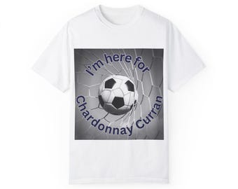 Chardonnay Curran Chicago Red Stars Women's Soccer Unisex Garment-Dyed T-shirt