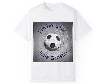 Julia Grosso Chicago Red Stars Women's Soccer Unisex Garment-Dyed T-shirt