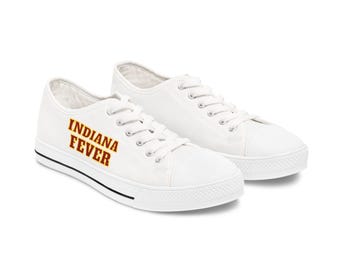 Indiana Fever Frauen Low Top Sneakers | Lässige Sport Schuhe