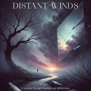 Fragments Of Distant Winds - Livre de poésie PDF de Suzana Stoimenova, Découverte de soi, 26 poèmes, Un voyage à travers les ombres et les reflets