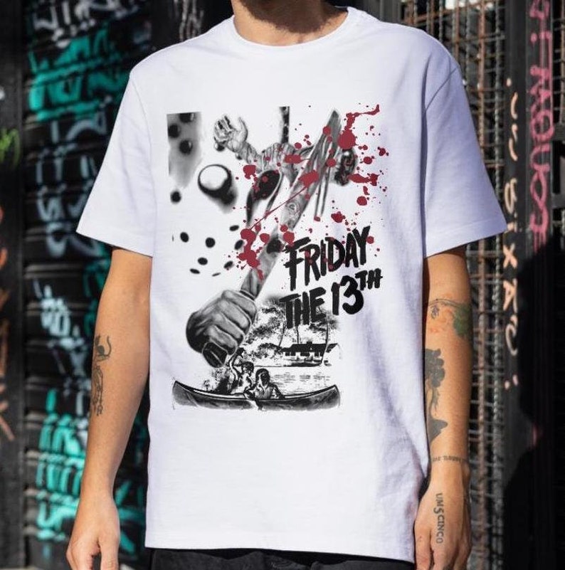 Friday the 13th | Friday the 13th T Shirt | Front and Back Print ...