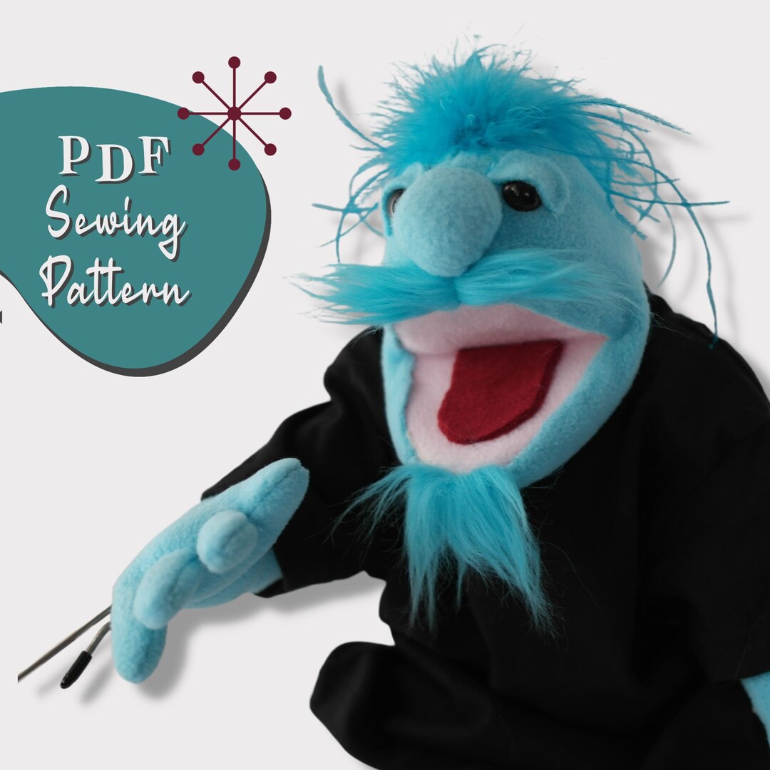 Yib Puppet PDF Sewing Pattern for Handandrod Puppet Easy to Sew Etsy