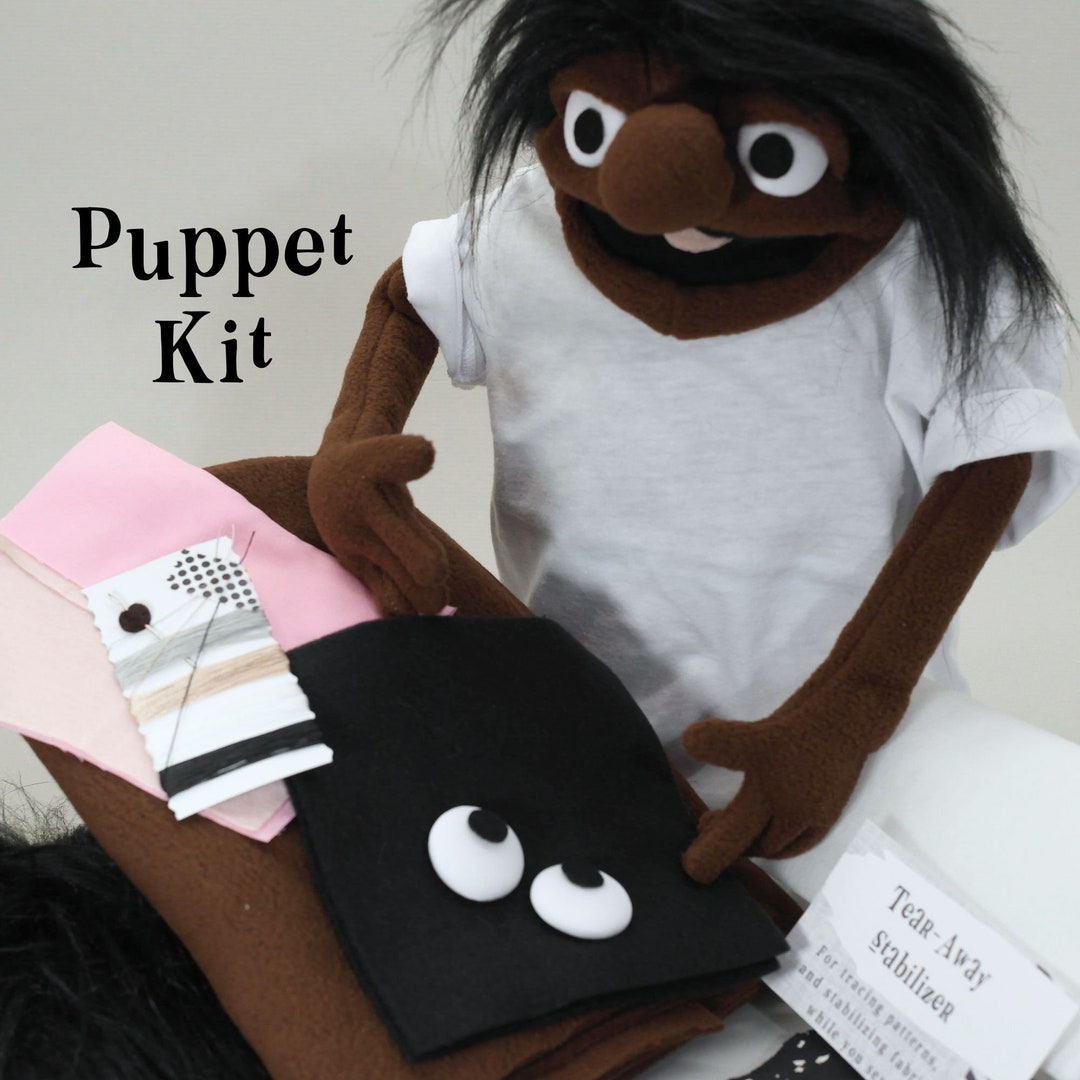 Puppet Kit for Hand and Rod Puppet Includes Pattern and Etsy