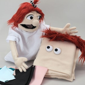 KIT for Human Hand-and-Rod Puppet with Color choices