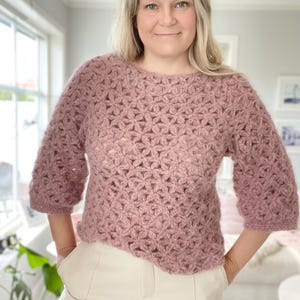Suri Blossom Crochet Sweater Top Down Pdf Download - Etsy Suri Blossom Crochet Sweater Top Down Pdf Download - Etsy
