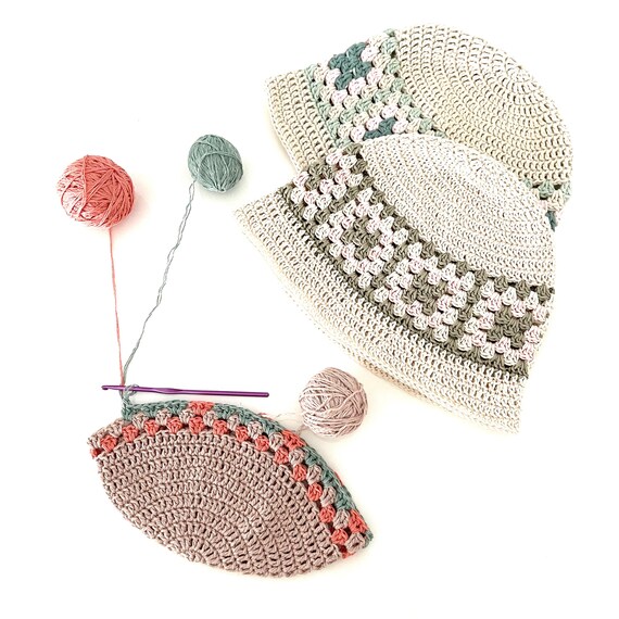 Jeanie Bucket Hat Crochet Pattern Pdf Download - Etsy display picture 1