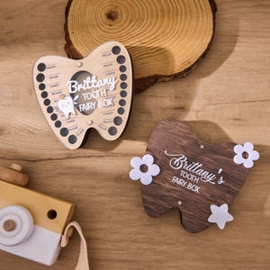 Portadientes personalizado para niños, caja de recuerdo de dientes de leche, regalo para bebé, recuerdo personalizado del primer diente y el cabello, regalo del primer cumpleaños, hada de los dientes