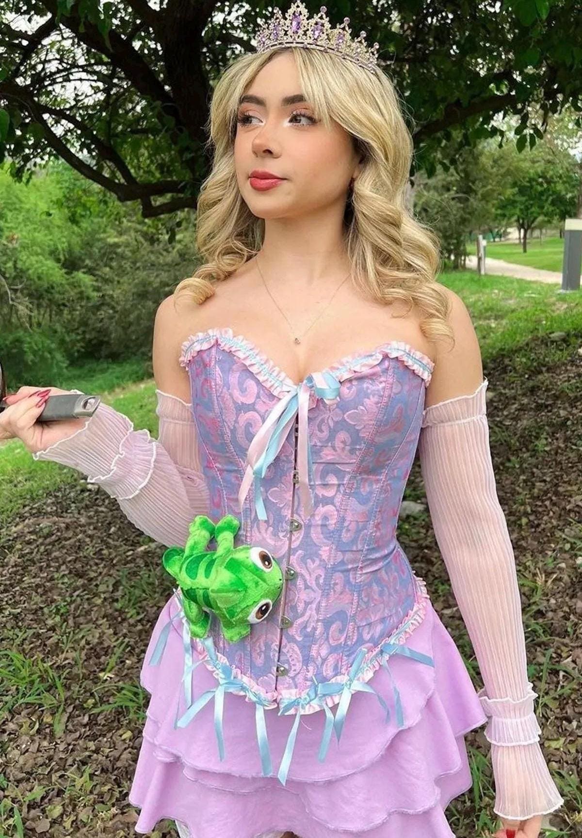 Rapunzel Raiponce Deguisement Adulte Robe Princesse Disney